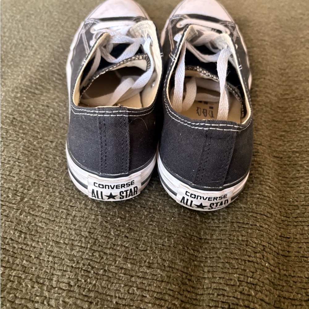 Converse Low Top Sneakers in Black and White - Picture 4 of 5